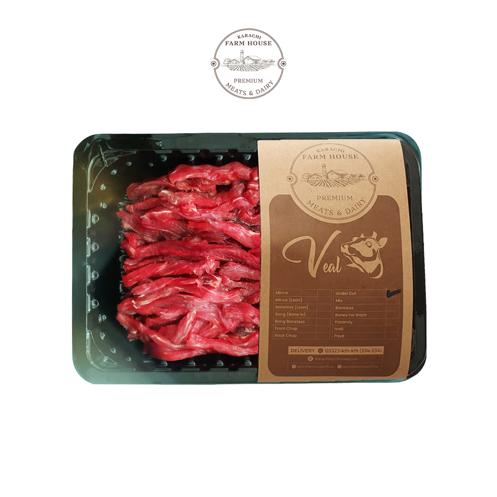 Undercut Julienne (strips) Karachi Farm House